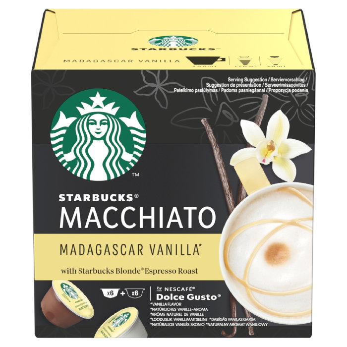 Nescafe STARBUCKS Kapsułki Dolce Gusto STARBUCKS Vanilla Macchiato 12 sztuk 9181-uniw