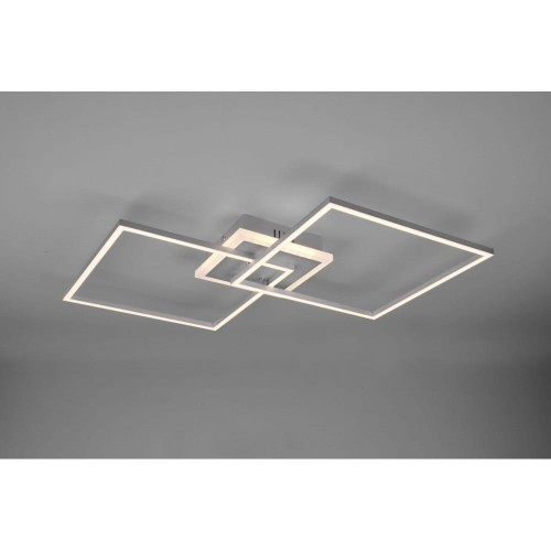 RL Arribo LED lampa sufitowa 3-punktowa (z pilotem) tytanowa R62843187 R62843187