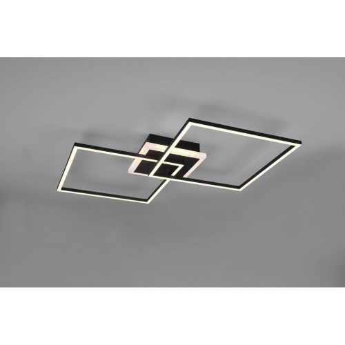 RL Arribo LED lampa sufitowa 3-punktowa (z pilotem) czarna R62843132 R62843132