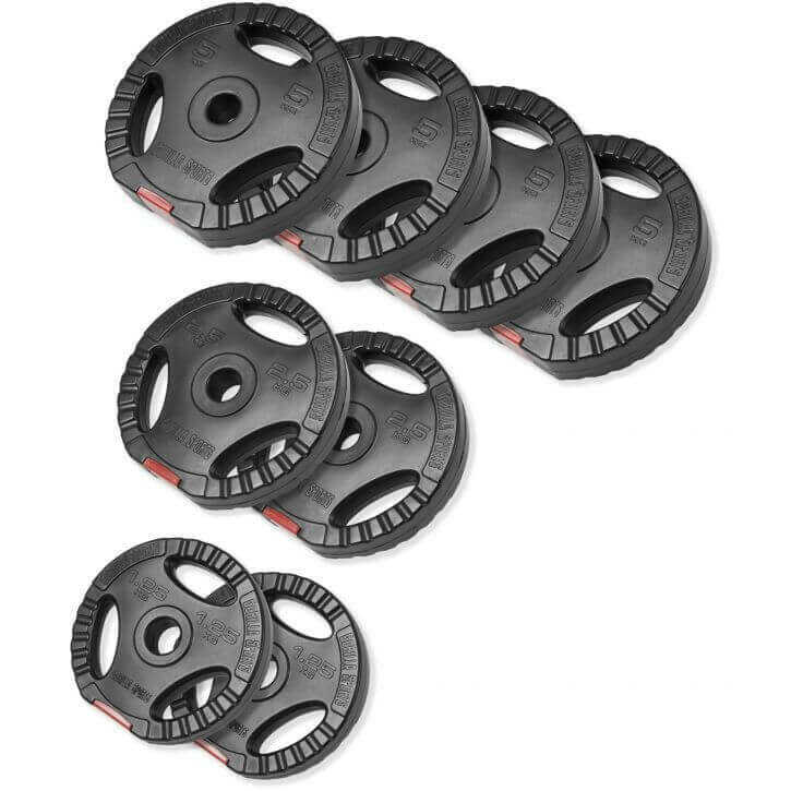 Gorilla Sports Zestaw obciążeń winylowych typu Gripper 27,5kg (100678-00007-0030)