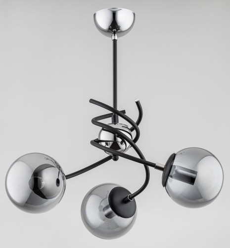 Alfa Salsa lampa wisząca 3-punktowa czarna 28433 28433