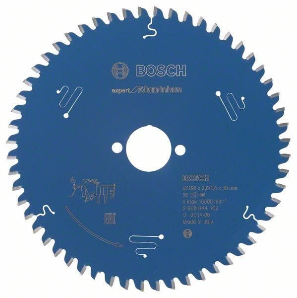 Bosch tarcza tnąca Expert for Aluminium 190 x 30 x 2,6 mm, 56 2608644102