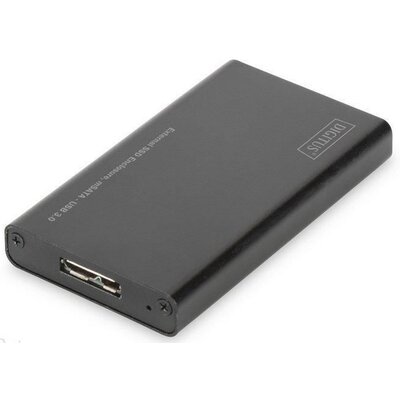 DIGITUS Digitus Externes SSD, USB 3.0  mSATA, obudowa aluminiowa, chipset koperty: asm1153e, czarny DA-71112
