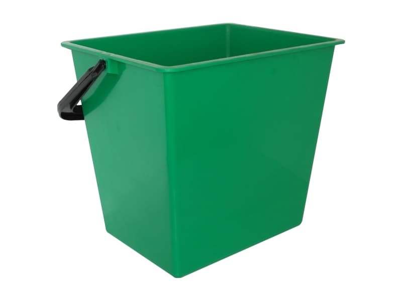 Wiadro Prostokątne 15L Zielone