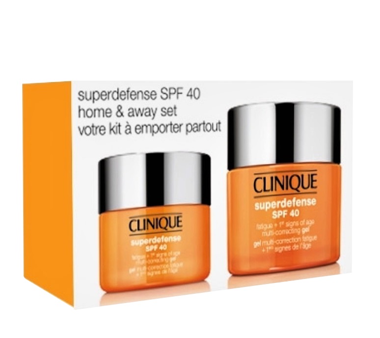 Clinique Superdefense Home & Away Set zestaw kosmetyków dla kobiet