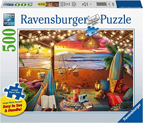 Ravensburger Przytulna Cabana 500-częściowa układanka dla dorosłych i dzieci w wieku od 10 lat - Amazon Exclusive