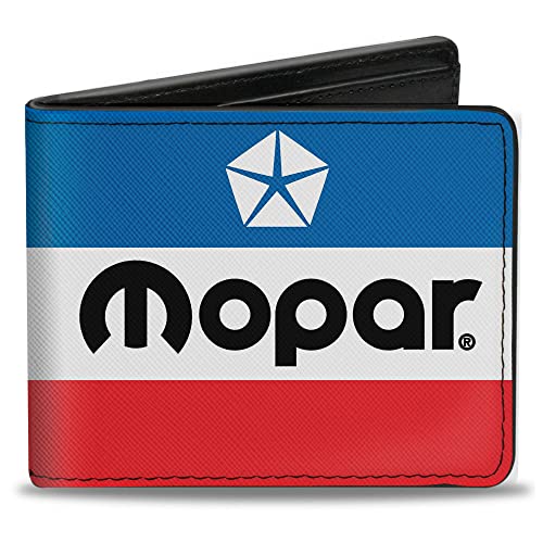 Buckle-Down Buckle-Down Męski zapinany na zatrzask dwukrotny portfel moopar, Mopar, 4,0 x 3,5 US WBF-PU-MPB
