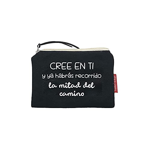 hello-bags Hello-Bags N-001-CREEENTI, portfel damski, czarny N-001-CREEENTI