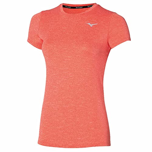 Mizuno Damska koszulka z grafiką Core Żywy koral L J2GA1714
