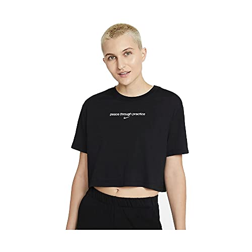 Nike T-shirt damski, czarny, L