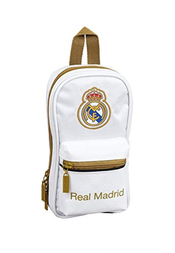 Real Madrid Real Madrid plecak z 4 pustymi kieszeniami 1. Wyposażenie 18/19 odzież sportowa dla dorosłych, uniseks, wielokolorowy (wielokolorowy), rozmiar uniwersalny 411954847