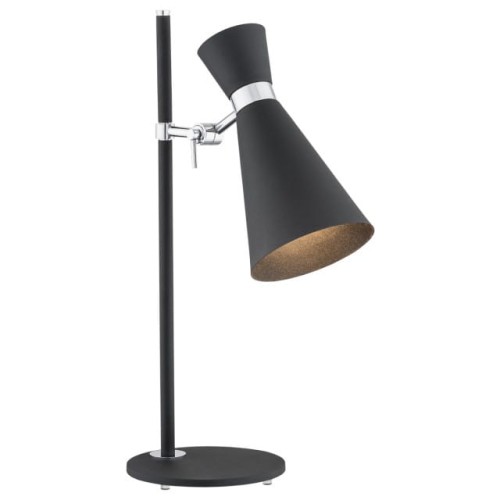 Argon Stojąca LAMPA stołowa LUKKA 3894 biurkowa LAMPKA metalowa czarna 3894