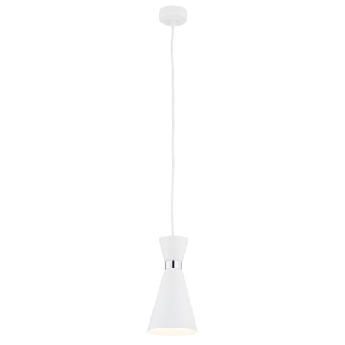 Argon LAMPA wisząca LUKKA 3892 metalowa OPRAWA stożkowy zwis biały 3892