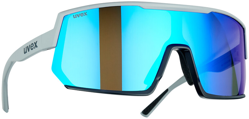 uvex uvex sportstyle 235, okulary sportowe unisex-dorosły, rhino deep space mat/blue, one size 5416