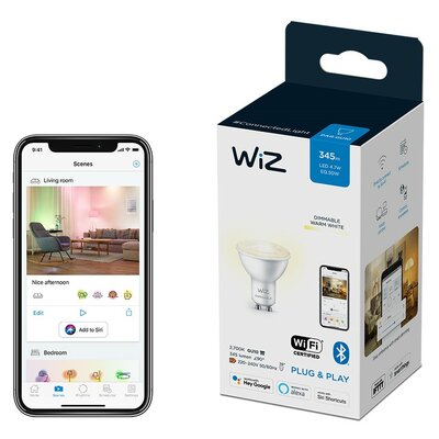 WiZ WiZ żarówka LED GU10 4,9W 345lm 2700K 8718699786250 8718699786250