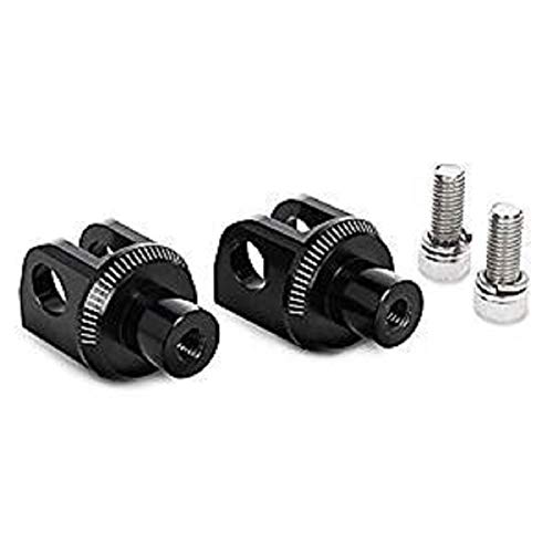 Puig Adaptery marki Pair Footpegs Rider 6454N MT-125 14', Yamaha MT-03 16'-18', czarne 6454N