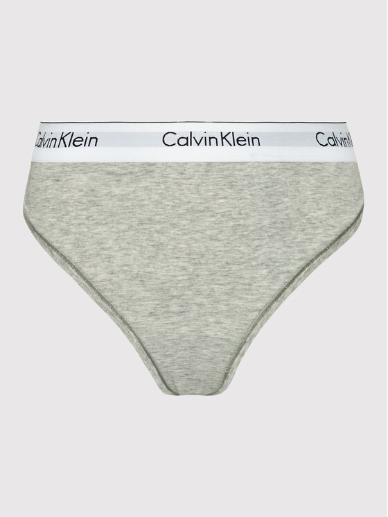 Calvin Klein Underwear Stringi 000QF5117E Szary