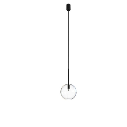 Nowodvorski Spehere D15 lampa wisząca 1-punktowa czarna 7847 7847n