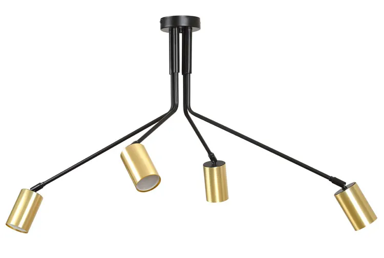 Czarna nowoczesna lampa sufitowa- 3X D060 W1-R78
