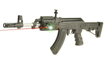 HIT.CH Legendarny Kałasznikov AK47 na Kule Plastikowe/Gumowe/Kompozytowe 6mm nap sprężynowy)