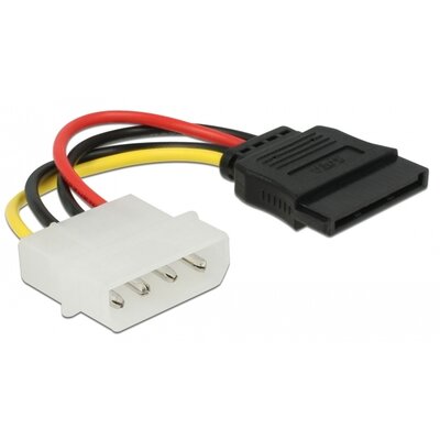 Delock Kabel do dysku zasilający F - Molex M 6cm 60112