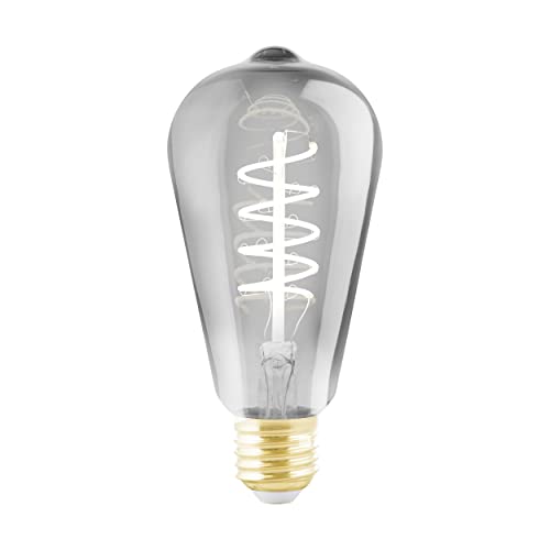 Eglo Żarówka LED E27 4W rustykalna czarna przezroczysta