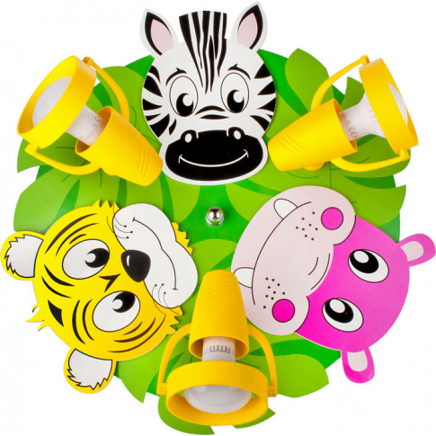 Lampa sufitowa do pokoju dziecka w zwierzątka Wixomo