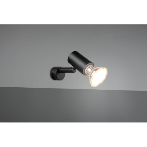 Trio Lorenzo IP44 kinkiet 1-punktowy na lustro czarny 283500132