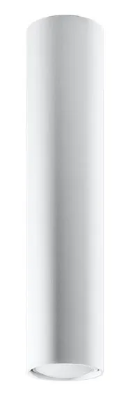 Biały nowoczesny plafon tuba - S245 W9-P53