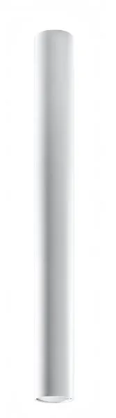 Biały nowoczesny długi plafon tuba - 3X S246 P3-S46
