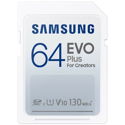Samsung EVO Plus 2021 SDXC 64GB UHS-I/U1 V10 MB-SC64K/EU MB-SC64K/EU
