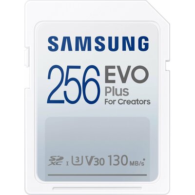 Samsung EVO Plus 2021 SDXC 256GB UHS-I/U3 V30 MB-SC256K/EU MB-SC256K/EU