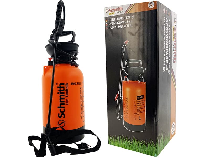 Opryskiwacz ogrodowy z regulacją dyszy Schmith (5 L)