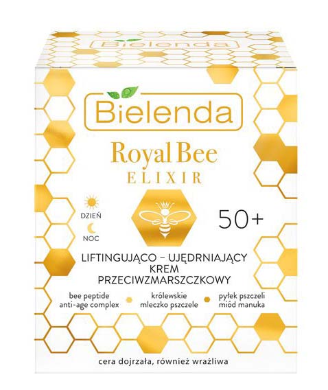 Bielenda Royal Bee Elixir liftingująco-ujędrniający krem przeciwzmarszczkowy 50+ 50ml