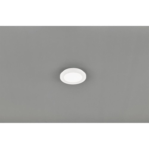 Trio Plafon LAMPA sufitowa CAMILLUS R62921001 okrągła OPRAWA minimalistyczna LED 10W do łazienki IP44 biała R62921001