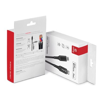 Crong Armor Link Przewód MFi Usb-c na Lightning