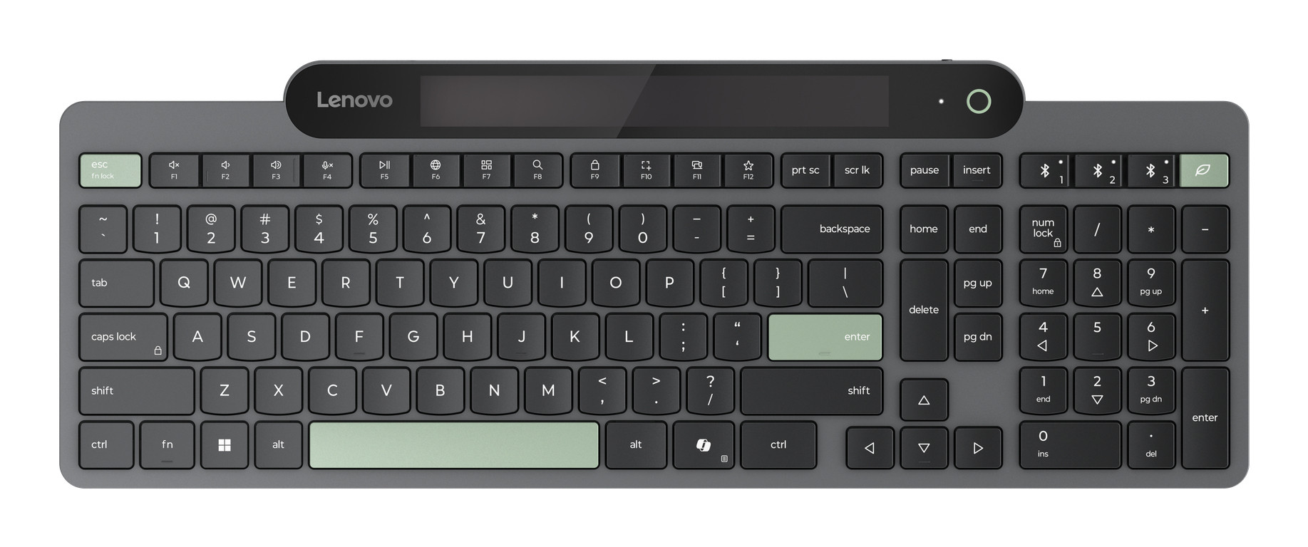 Lenovo Self-Charging Bluetooth Keyboard-US English 4Y41R69489