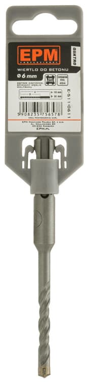 Topex Wiertło do betonu 60H572CT SDS+ 14 x 260 mm S4 quatro