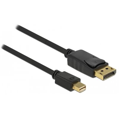 Delock 83479 kabel DisplayPort 5 m Mini DisplayPort Czarny, Adapter 4043619834792