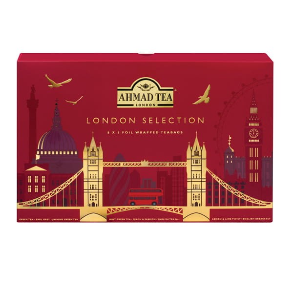 Ahmad TEA London Selection Tea 8x5x2g kopertowana AHM.LOND.SELECTI.8X5