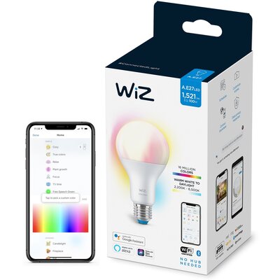 WiZ WiZ żarówka LED E27 A67 13W 1521lm 2200-6500K + RGB 8718699786199 8718699786199
