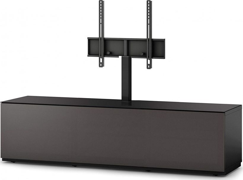 Sonorous Stolik RTV z uchwytem ST261T-BLK-BLK-BW
