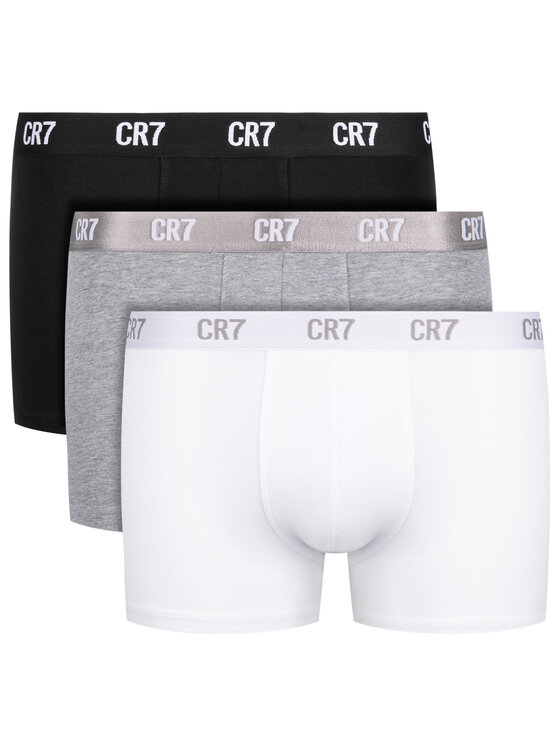 Cristiano Ronaldo CR7 Komplet 3 par bokserek Basic Trunk 3Pack 8100-49-633 Biały