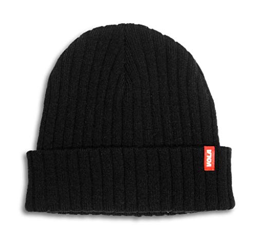 Vola Vola Black Shade Beanie czapka dla dorosłych, uniseks, czarna, One