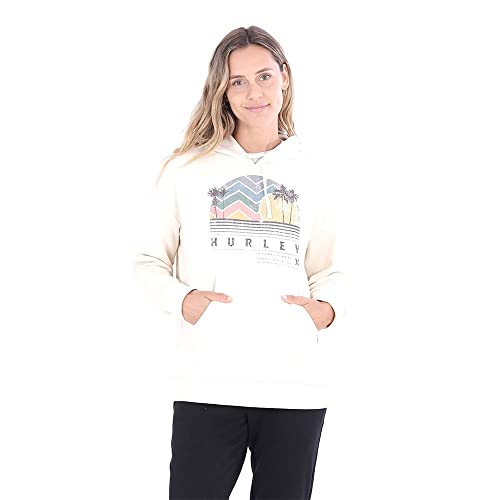 Hurley Damska bluza z kapturem W Afar Boyfriend Nasiona perła M 3HJ2720331