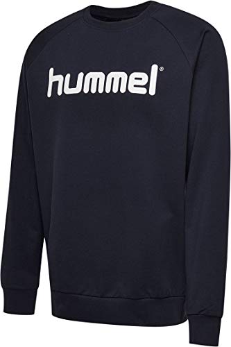 Hummel Hmlgo Kids Cotton bluza męska z logo niebieski morski 176