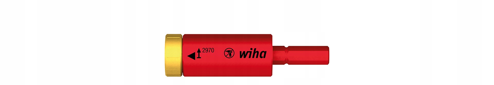 Wiha Adapter dynamometryczny easyTorque electric do bitów slimBit i uchwytu SlimVario, w opakowaniu blistrowym 2,8 Nm 29701280 4 41344