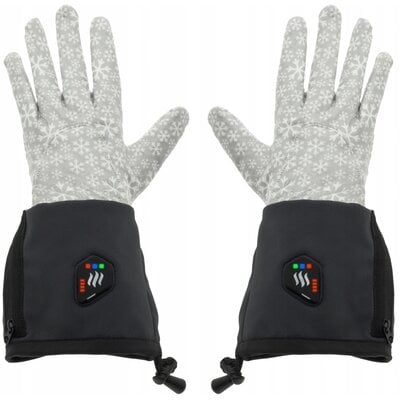 Rękawice narciarskie - GLOVII Podgrzewane rękawice GLOVII GEG rozmiar L/XL) Czarno-szary - grafika 1