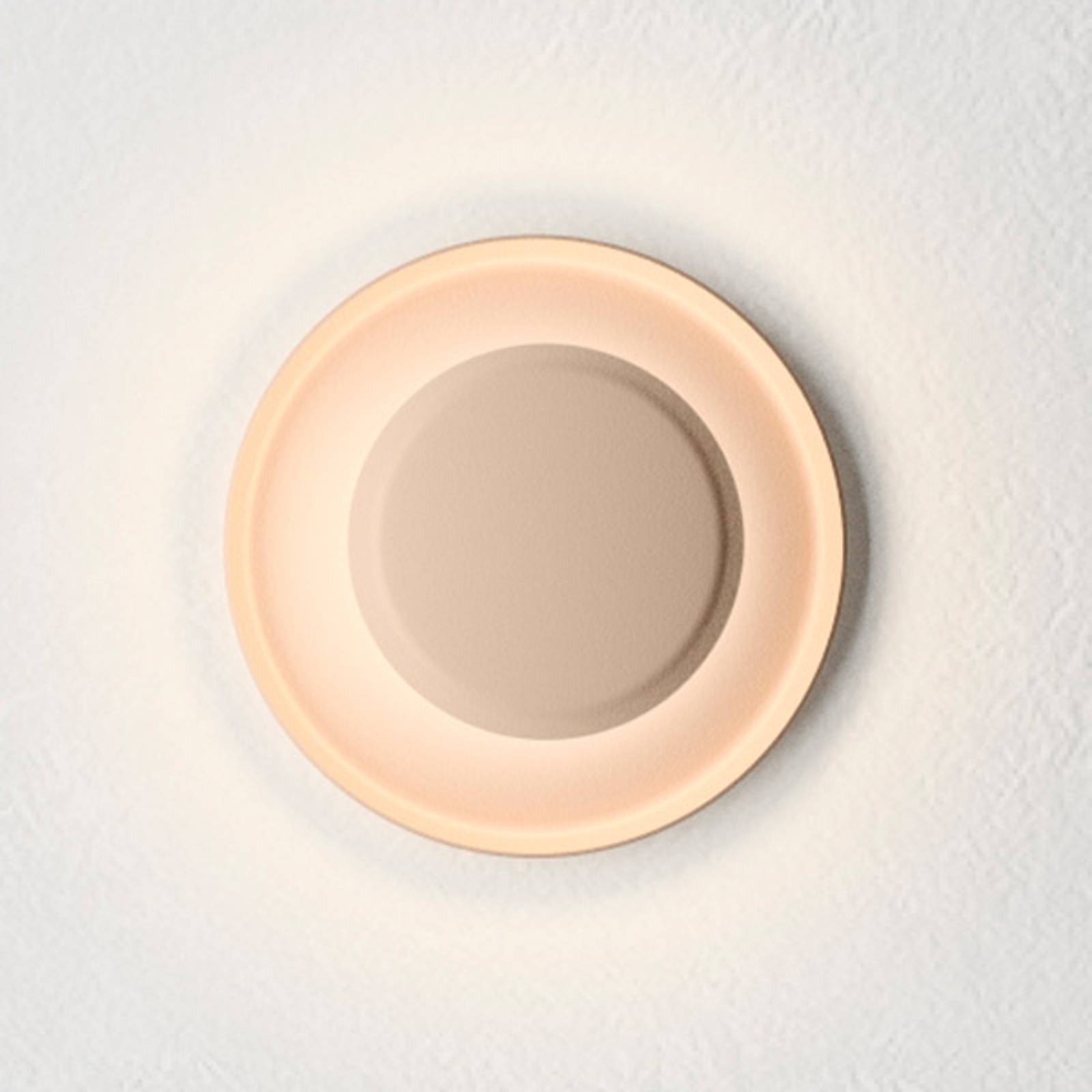 Vibia Top kinkiet LED Ø 17 cm róża