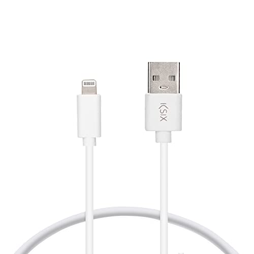 Kabel USB KSIX Lightning 1m Biały B0914CU01